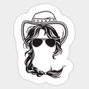 Cowgirl Sticker